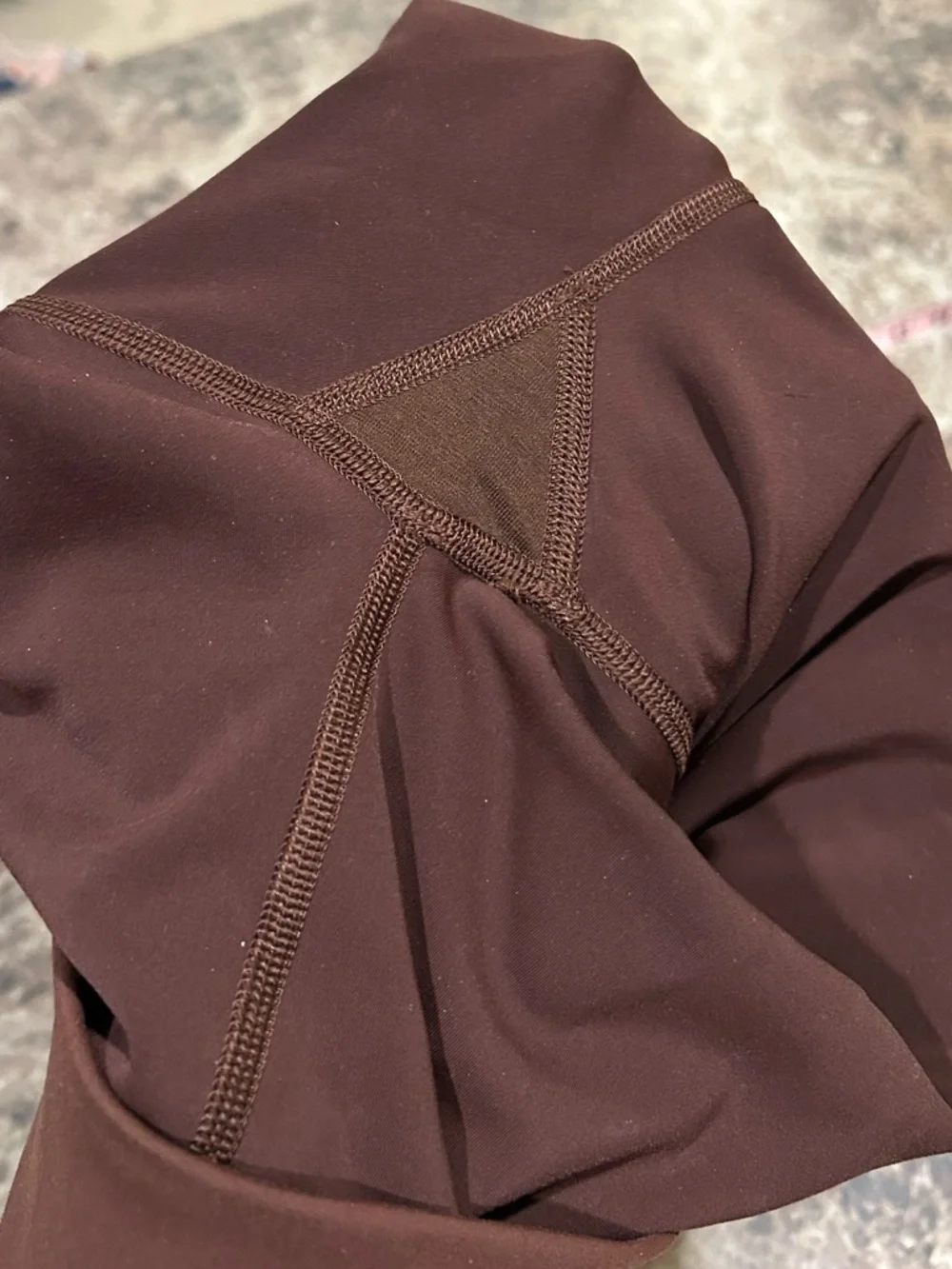 Lululemon Wunder Under SmoothCover High Rise Tight 25” Brown 0 - Picture 4 of 6